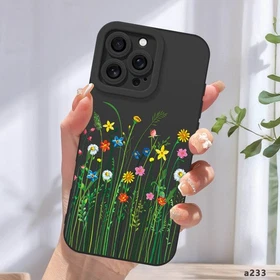 Phone Cover For iPhone 16 Pro Max 13 14 15 Samsung S25 Plus S24 Soft Rubber Case