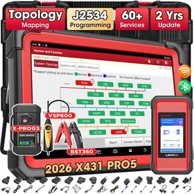 LAUNCH X431 PRO 5 PAD V+ Car Diagnostic Scanner Tool Programming Key Coding TPMS