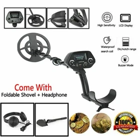 🚀Shovel + Headphone + Metal Detector  Hunter Deep Sensitive 3 Types US