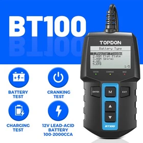 TOPDON AD600S +BT100 OBD2 Scanner Engine ABS SRS TCM Code Reader Diagnostic Tool