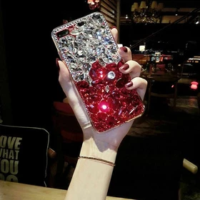 For Galaxy Z Flip 3 4 5G Diamond Crystal Bling Glitter Protective Phone Case