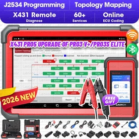 LAUNCH X431 PRO5 X-Prog3 J2534 Programming Key Coding OBD2 Diagnostic Scanner