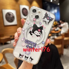 Anime Kuromi Melody Phone Case For Iphone Magnetic Attraction Protective Case