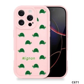 Cute Animals Custom Name Shockproof Cover For iPhone 17 15 16 14 Pro Phone Case
