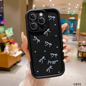 Phone Cover For iPhone 17 Air 15 16 14 13 12 11 Customized Delicate Bowknot Case
