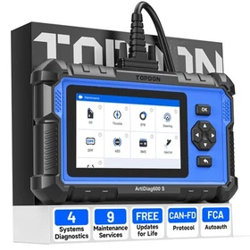 TOPDON AD600S +BT100 OBD2 Scanner Engine ABS SRS TCM Code Reader Diagnostic Tool