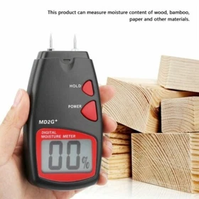 MD2G+LCD Digital Moisture Meter Wood Bamboo Tobacco Paper Humidity Tester