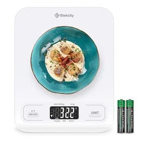 Nutrient Tracking Food Scale App Connected High Precision 5000g Weight Sensor US