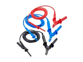 2151.33 AEMC INSTRUMENTS Set Leads Coded Safety Clips