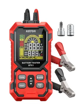 ABBTBTX1RD ASTROAI Car Battery Tester Digital Meter