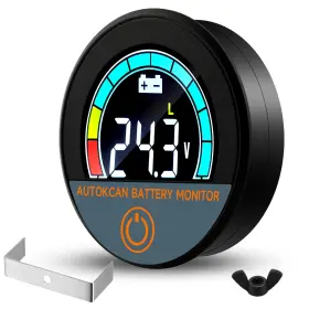 BM002 AUTOKCAN Battery Monitor Voltage Meter Waterproof