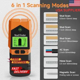 744759969651 BISTEE Stud Finder Wall Scanner Lcd Detector Ac