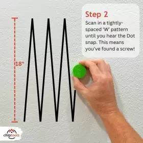 860140001431 CHIPTOOLZ Loose Magnet Stud Finder Wall Scanner #3