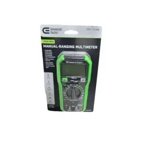 1080000301003 COMMERCIAL ELECTRIC Manual Digital Multimeter