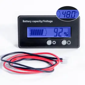 12243648607284 DFCROMI Battery Meter Golf Gauge Voltage