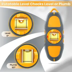 DR-DREYOO-0972 DREYOO Magnetic Stud Finder Wall Scanner Level #3
