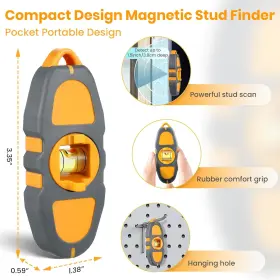 DR-DREYOO-0992 DREYOO Magnetic Stud Finder Wall Scanner Level #2