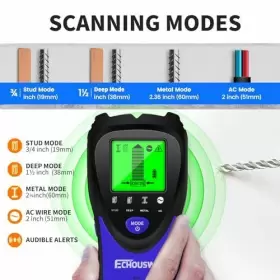 ECHO-TH340 ECHOUSWIN Stud Finder Wall Scanner Detector Lcd #3