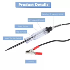 747333179576 EJOYOUS Light Auto Car Voltage Circuit Tester #3