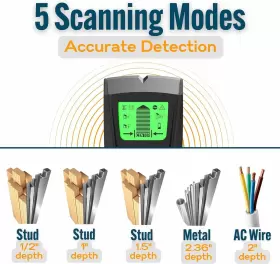 STUDF1 EVALD Stud Finder Wall Scanner Wood Detector #3