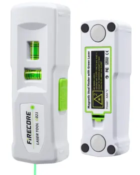 G021 FIRECORE Magnetic Stud Finder Laser Wall Scanner Line