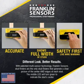 M150 FRANKLIN SENSORS Prosensor Stud Finder Wire Detection #2