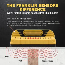 M150 FRANKLIN SENSORS Prosensor Stud Finder Wire Detection #3