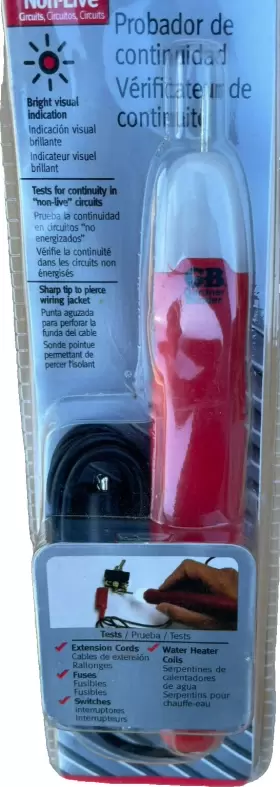 GCT-3304 GARDNER BENDER INC Continuity Tester #3