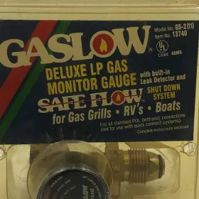 GS-2 GASLOW Lp Gas Monitor Gauge Propane Safe Flow Shut Down #3