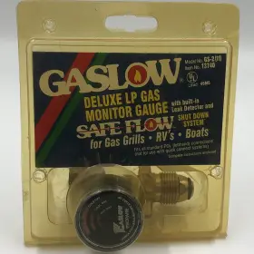GS-2 GASLOW Lp Gas Monitor Gauge Propane Safe Flow Shut Down