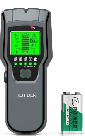 FINDER01 HOMDER Stud Finder Wall Scanner Battery #2