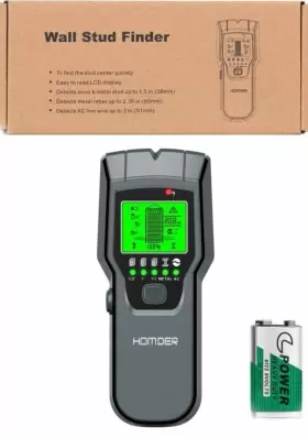 FINDER01 HOMDER Stud Finder Wall Scanner Battery