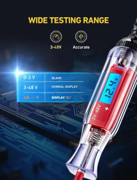 JTCVT-01C0003B JASTIND Circuit Tester Backlit Digital Lcd #3