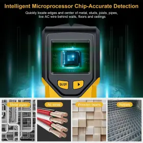 410-A-YELLOW-1 JAXWQ Stud Finder Wall Scanner Tool #2