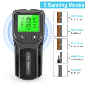 FDL4769555452371CA KKMOON Digital Stud Finder Wood Pipe Wire