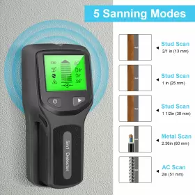 MZX0485810960700PD KKMOON Digital Stud Finder Wood Pipe Wire #2