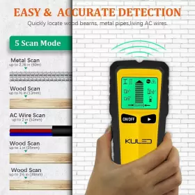 795971437169 KULED Stud Finder Wall Detector Wood Sensor Beam #2
