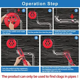 LIVEBB-66 LIVEBB Pipe Blockage Detector Locators Sensor Water #3