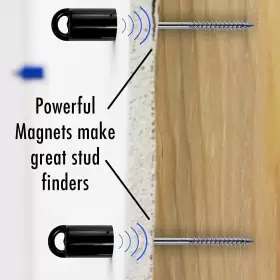 701931001660 MAGNETPAL Magnetic Wall Stud Finder Magnet Wood #3
