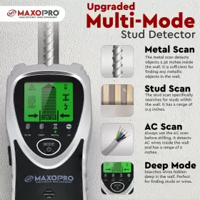 850037783076 MAXOPRO Accurate Stud Finder Wall Scanner Pouch #2