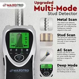 850037783441 MAXOPRO Accurate Stud Finder Wall Scanner Pouch #3
