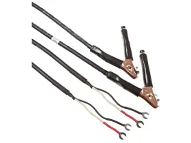 242006-7 MEGGER Duplex Lead Kelvin Clips