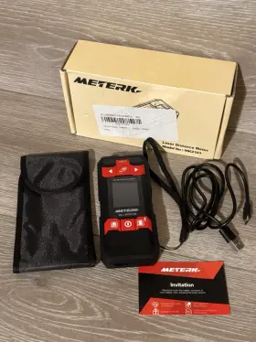 MK2101 METERK Laser Rangefinder Stud Finder Distance Tape