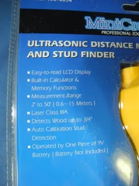 486-4054 MINTCRAFT Ultrasonic Distance Meter Wood Stud Finder #3