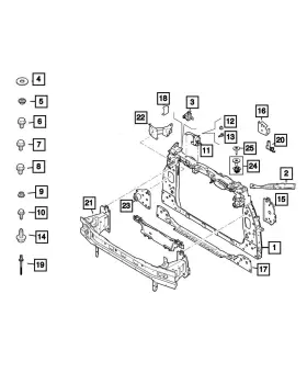 68610659AA MOPAR Mounting Bracket