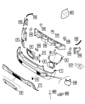 68623689AA MOPAR Sensor Mounting Bracket
