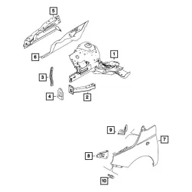 68656207AA MOPAR Mounting Bracket