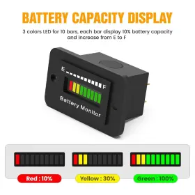 BM210 OBDMONSTER Battery Meter Waterproof Led #2