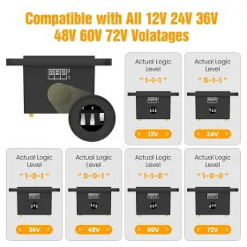 BM210 OBDMONSTER Battery Meter Waterproof Led #3