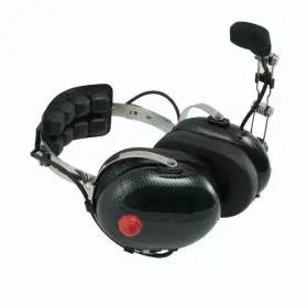 5001 PCI RACE RADIOS Crew Chief Headset Carbon Fiber Head #3